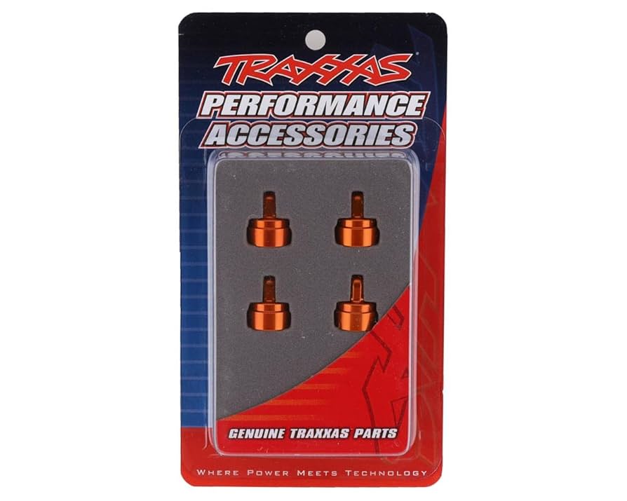 Amazon.com: Traxxas 3767T Shock caps, Aluminum (Orange